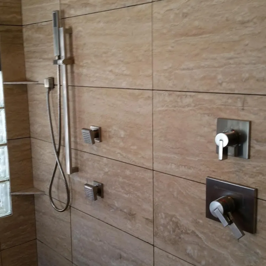 Shower fixture installation for Water Heater Installation in Crete